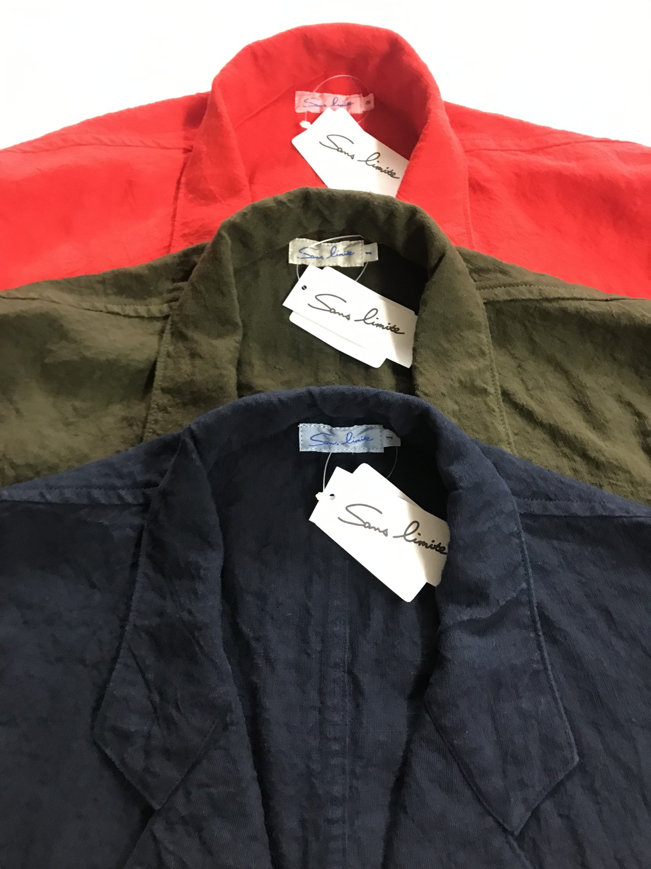 overdyed linen jacket (23ss新作)