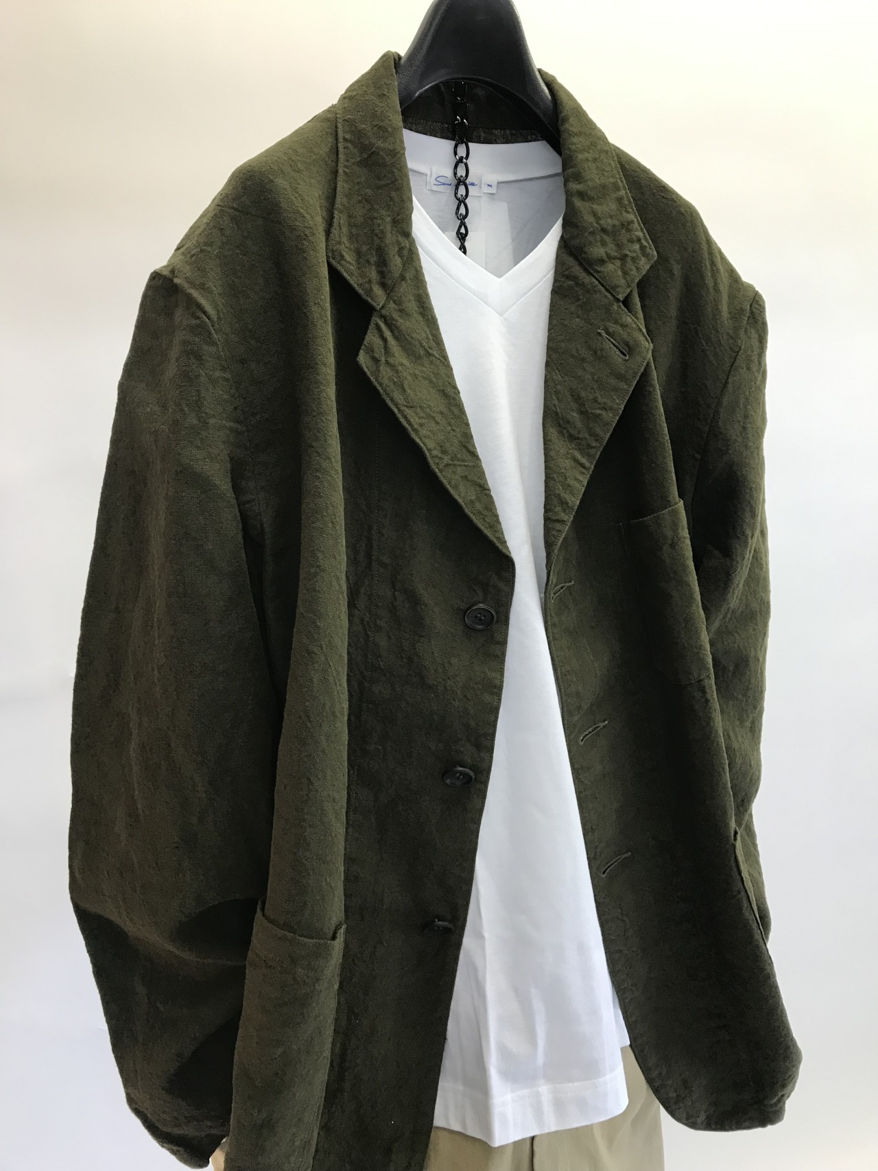overdyed linen jacket (23ss新作)
